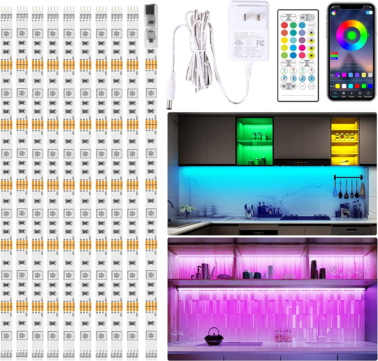 Lumières de bande de LED