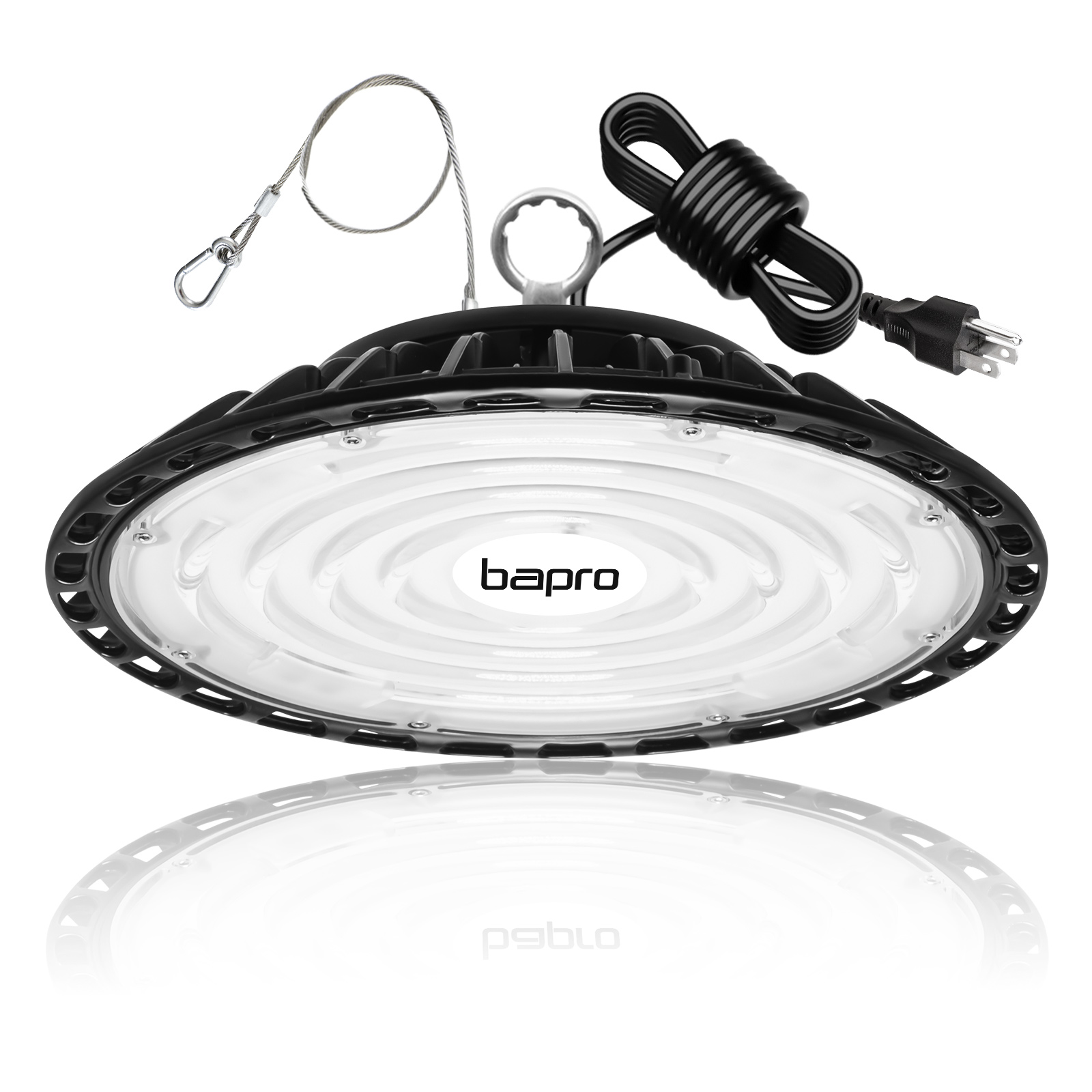 bapro 100W UFO LED Lights Projecteur LED 10000lm 6500k Blanc Froid
