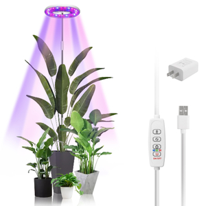 Lampe de culture pour plantes d'intérieur, intensité variable à 10 niveaux