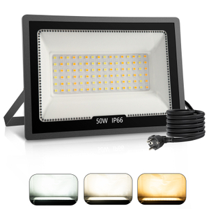 Projecteur LED extérieur 3000K/4000K/6000K Dimmable, IP66 Security Light